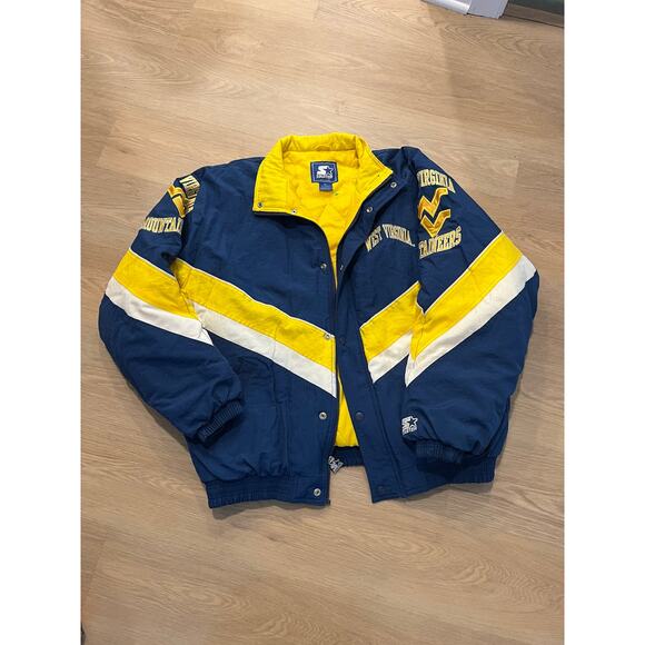 West Virginia Mountaineers Starter Jacket XL zip upVintage